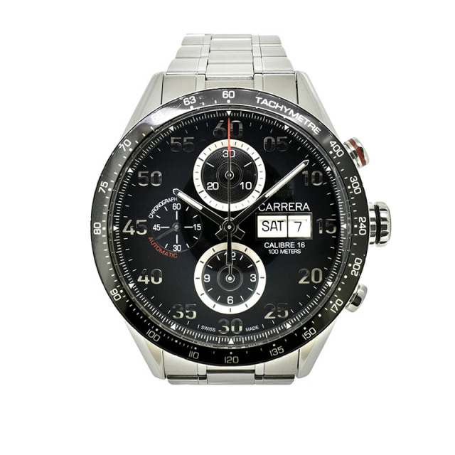 タグホイヤー　TAG HEUER　カレラ クロノグラフ デイデイト　CV2A10.BA0796　自動巻　SS　43mm　USED　中古