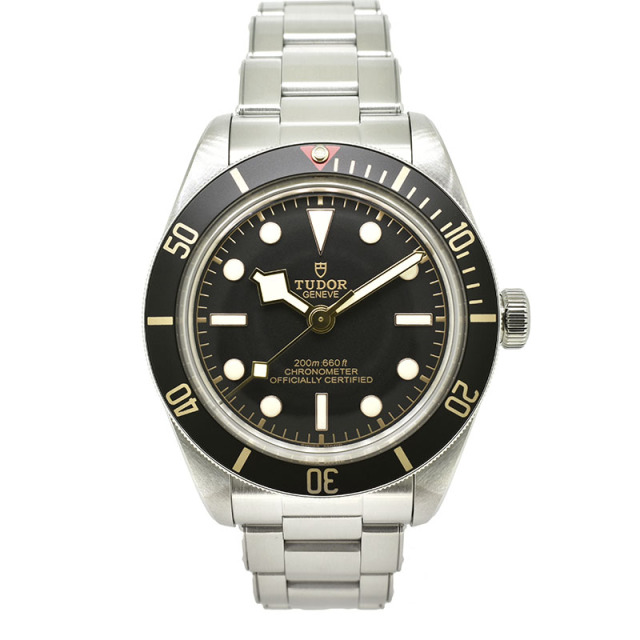 チューダー(チュードル)　TUDOR　ヘリテージ ブラックベイ フィフティエイト　79030N　39mm　ブラック　USED　中古