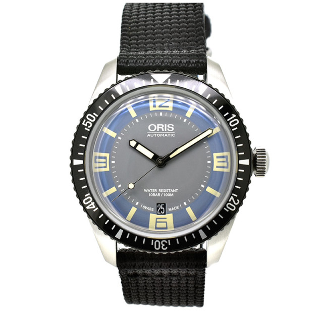 オリス　ORIS　ダイバーズ65　733 7707 4065F　40m　ブルー　USED　中古