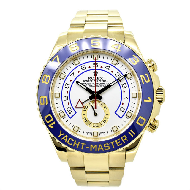 ロレックス　ROLEX　ヨットマスター2　116688　44mm　ホワイト　18KYG　ランダム番　USED　中古