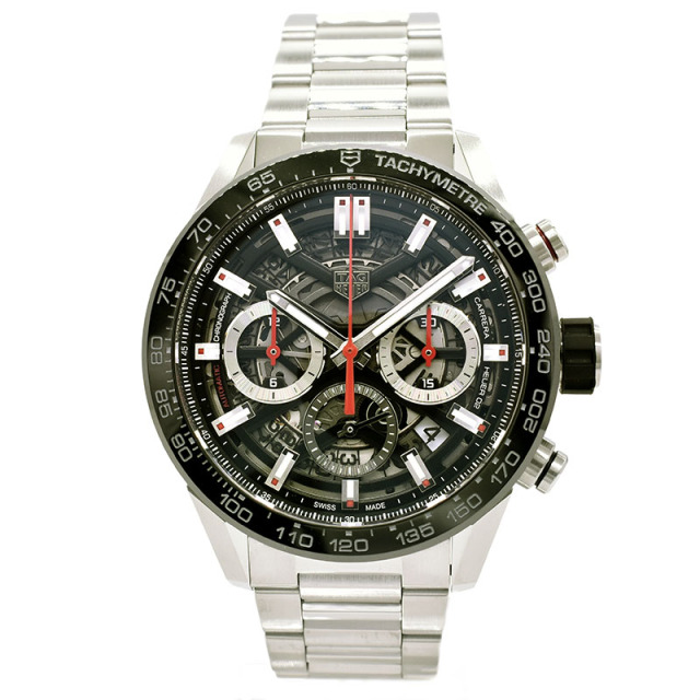 タグホイヤー　TAG HEUER　カレラ キャリバーホイヤー02 クロノグラフ　CBG2010.BA0662　SS　43mm　USED　中古