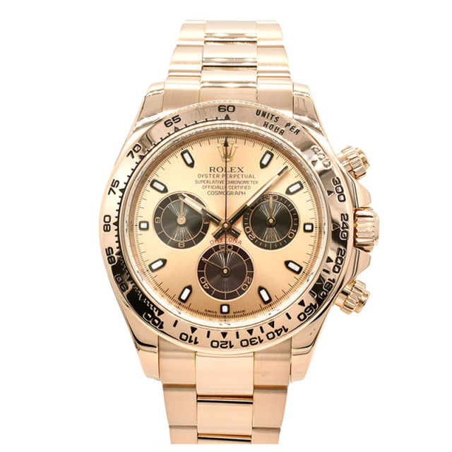 ロレックス　ROLEX　デイトナ　Ref.116505　18ERG　ピンク/ブラック　ランダム番　USED　中古