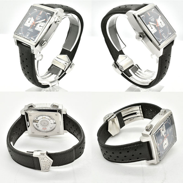 タグホイヤー TAG HEUER モナコ クロノグラフ Cal.11 スティーブマックイーン CAW211P.FC6356 39mm USED 中古