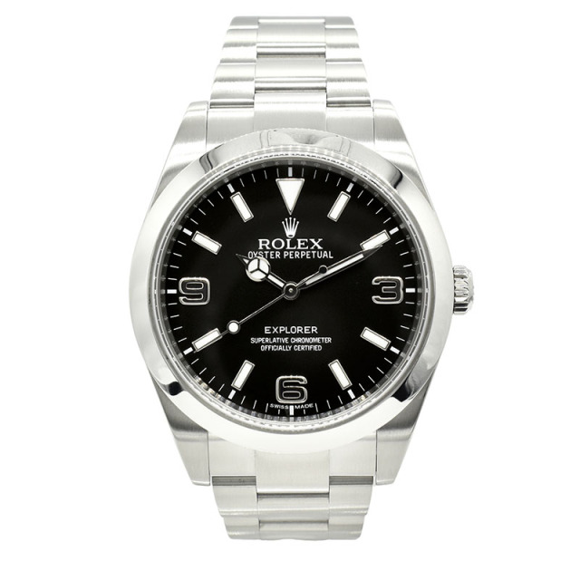 ロレックス　ROLEX　エクスプローラー1　Ref.214270　39mm　ブラックアウト　ランダム番　USED　中古