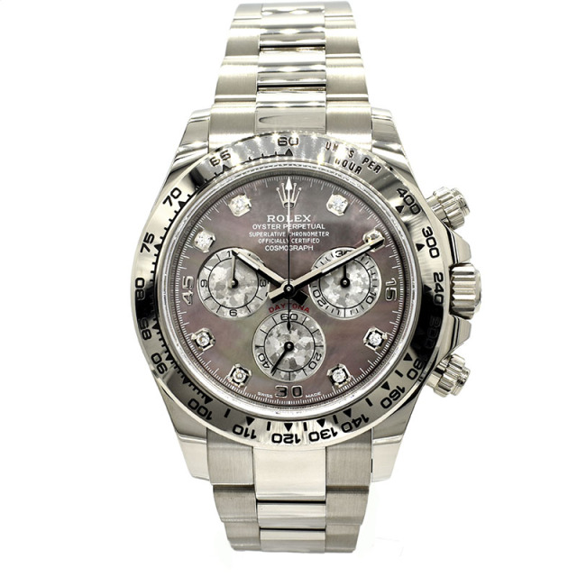 ロレックス　ROLEX　デイトナ　Ref.116509NG　ブラックシェル/8Pダイヤ　18KWG　未使用品