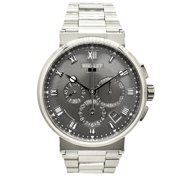 ブレゲ　BREGUET　マリーン クロノグラフ 5527　5527TI/G2/TW0　42.3mm　チタン　USED　中古