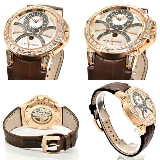 ハリーウィンストン HARRY WINSTON オーシャン トリプルレトログラード