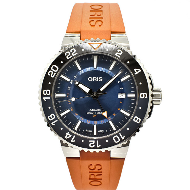 オリス ORIS アクイス カリスフォートリーフ リミテッドエディション 798 7754 4185-Set RS 43.5mm 世界2000本限定 USED 中古