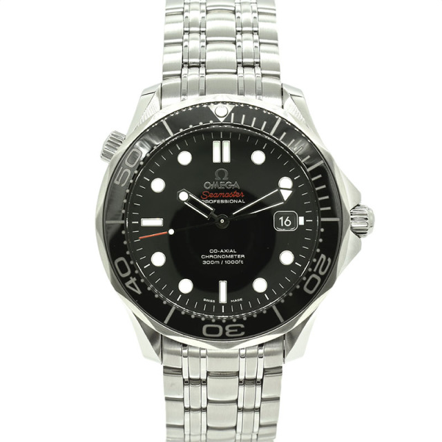 オメガ　OMEGA　シーマスター300 コーアクシャル　212.30.41.20.01.003　ブラック　41mm　USED　中古