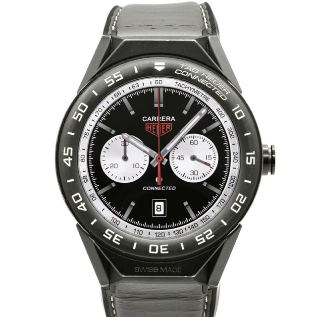 タグホイヤー　TAG HEUER　コネクテッド モジュラー45　　SBF8A8013.82FT6110　45mm　チタン　USED　中古