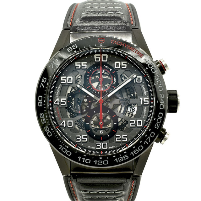 タグホイヤー　TAG HEUER　カレラ キャリバー ホイヤー01　CAR2A1H.FT6101　45mm　PVD　USED　中古