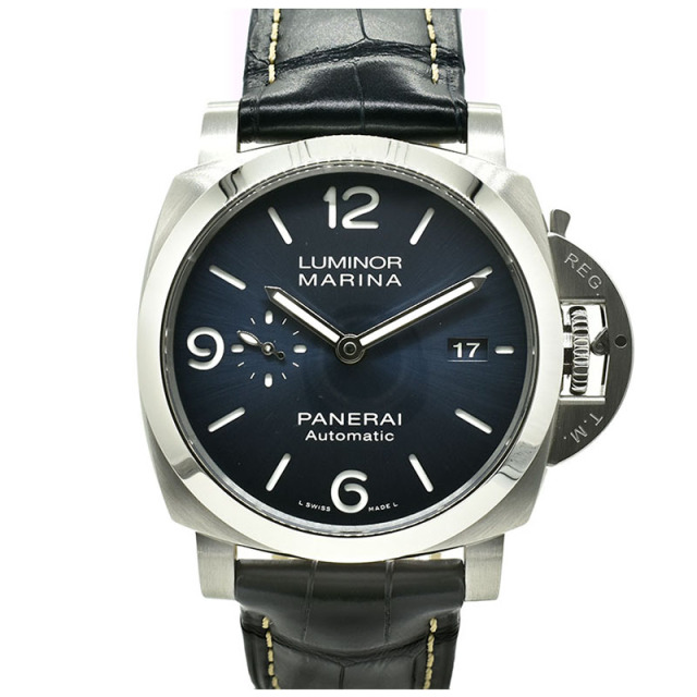 パネライ　PANERAI　ルミノールマリーナ　PAM01313　44mm　ブルー　W番　USED　中古