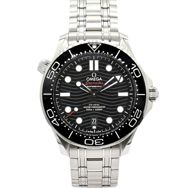 オメガ　OMEGA　シーマスター300 コーアクシャル マスタークロノメーター　210.30.42.20.01.001　ブラック　42mm　未使用品