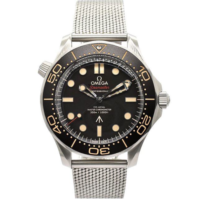 オメガ　OMEGA　シーマスター ダイバー 300m コーアクシャル マスタークロノメーター 007エディション　210.90.42.20.01.001　ブラウン　42mm　未使用品