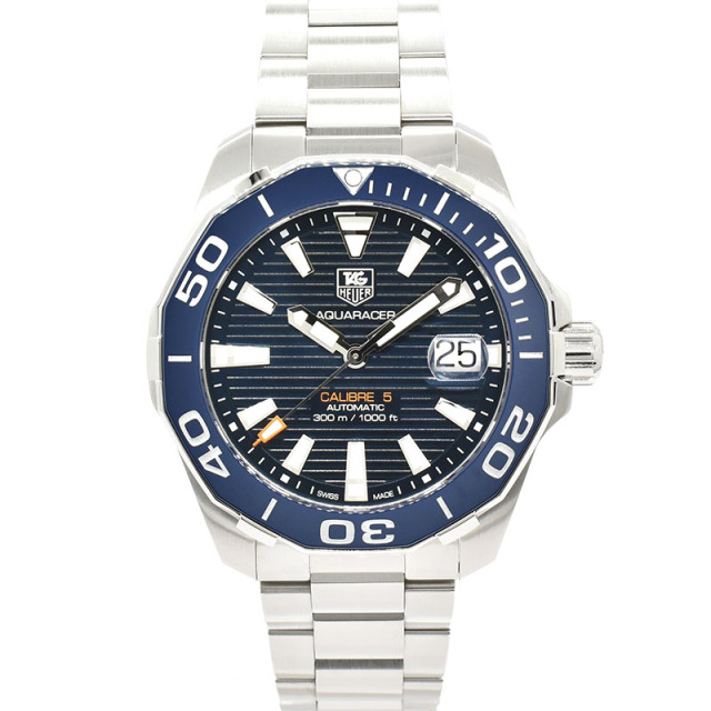タグホイヤー　TAG HEUER　アクアレーサー キャリバー5　WAY211C.BA0928　41mm　ブルー　USED　中古