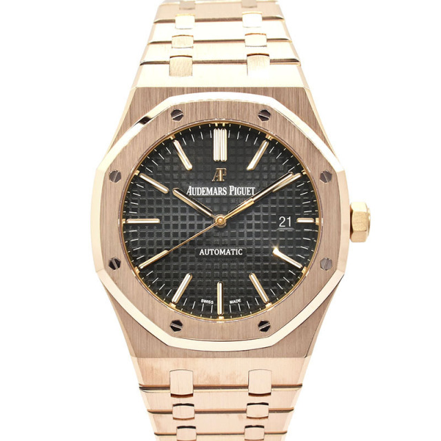 オーデマ・ピゲ　AUDEMARS PIGUET　ロイヤルオーク　15400OR.OO.1220OR.01　18KPG　41mm　ブラック　USED　中古