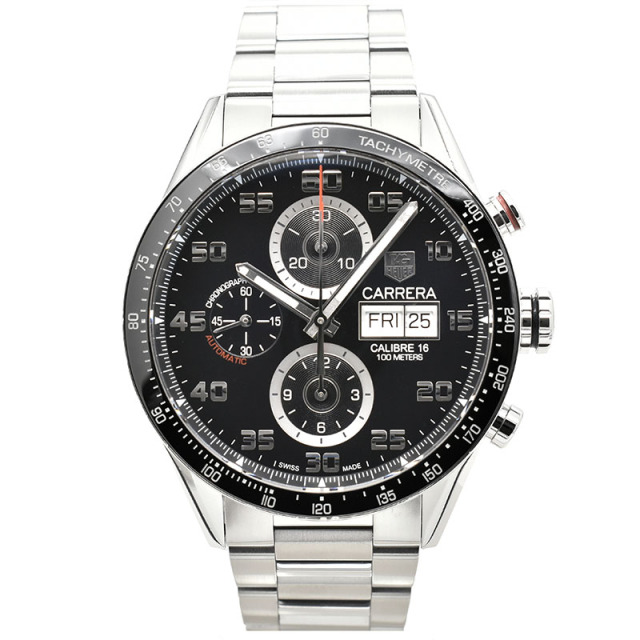 タグホイヤー　TAG HEUER　カレラ クロノグラフ デイデイト　CV2A10.BA0796　自動巻　SS　43mm　USED　中古