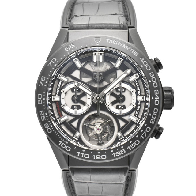 タグホイヤー　TAG HEUER　カレラ ホイヤー02T フライングトゥールビヨン　CAR5A90.FC6415　45mm　USED　中古