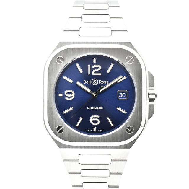 ベル＆ロス　BELL＆ROSS　インストゥルメントゥ BR 05 ブルー スティール　 BR05A-BLU-ST/SST　SS　40mm　USED　中古