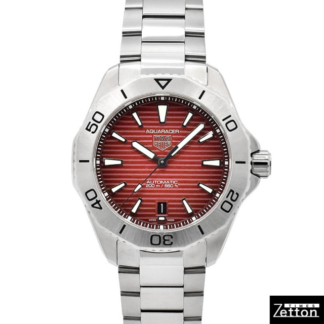 タグホイヤー TAG HEUER アクアレーサー プロフェッショナル200 キャリバー5 WBP2114.BA0627 自動巻き レッド 40mm メンズ 新品 Zetton