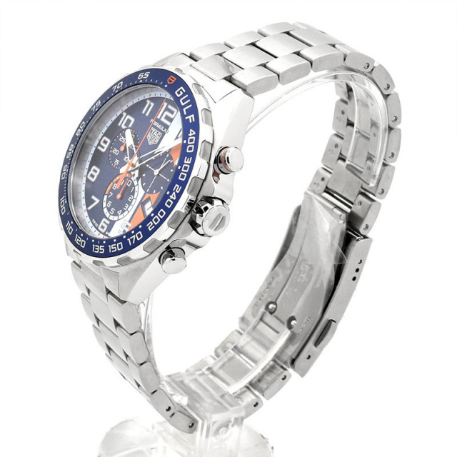 タグホイヤー TAG HEUER フォーミュラ1 クロノグラフ ガルフ CAZ101AT.BA0842 クォーツ ブルー 43mm メンズ 新品 Zetton