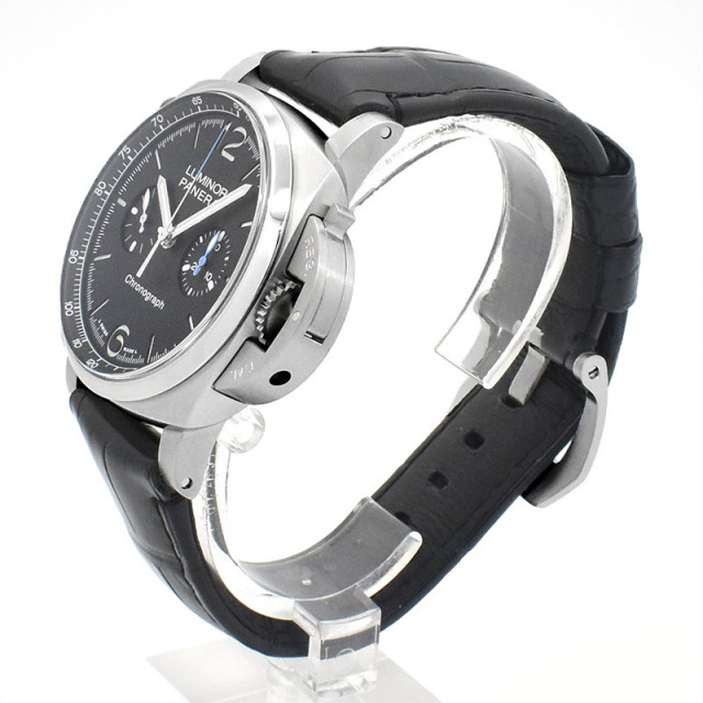 パネライ PANERAI ルミノール クロノ PAM01109 自動巻き ブラック ステンレススチール 44mm メンズ 新品 Zetton