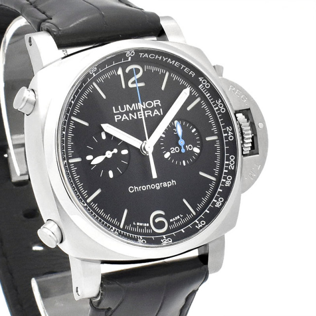 パネライ PANERAI ルミノール クロノ PAM01109 自動巻き ブラック ステンレススチール 44mm メンズ 新品 Zetton