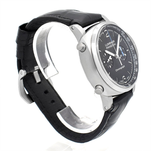 パネライ PANERAI ルミノール クロノ PAM01109 自動巻き ブラック ステンレススチール 44mm メンズ 新品 Zetton