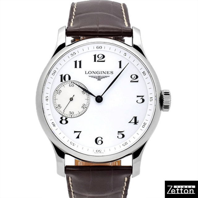 ロンジン LONGINES マスターコレクション L2.841.4.18.3 手動巻き ホワイト/シルバー ステンレススチール 47mm メンズ 新品 Zetton