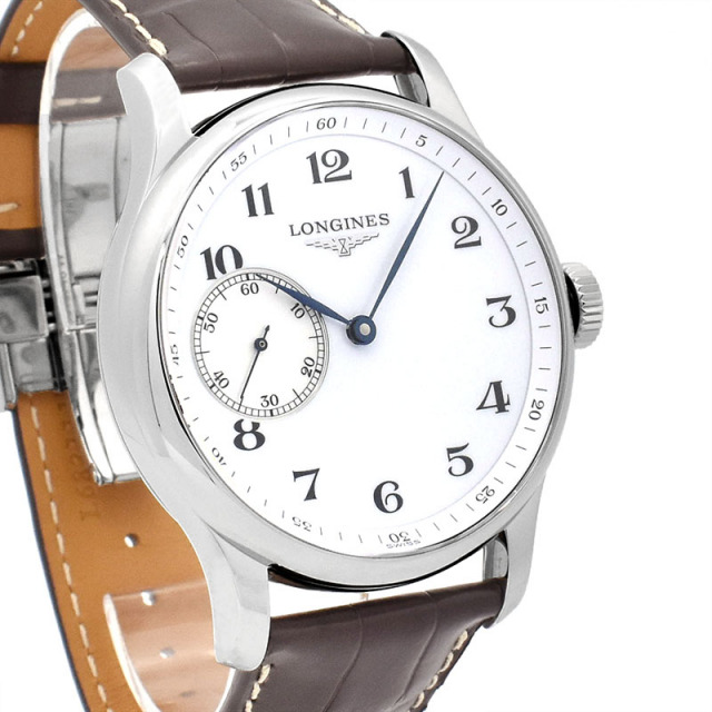ロンジン LONGINES マスターコレクション L2.841.4.18.3 手動巻き ホワイト/シルバー ステンレススチール 47mm メンズ 新品 Zetton
