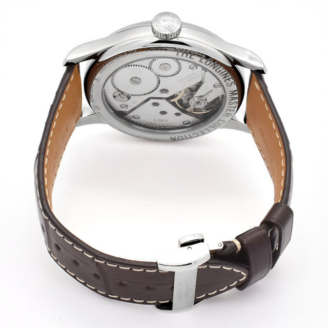 ロンジン LONGINES マスターコレクション L2.841.4.18.3 手動巻き ホワイト/シルバー ステンレススチール 47mm メンズ 新品 Zetton