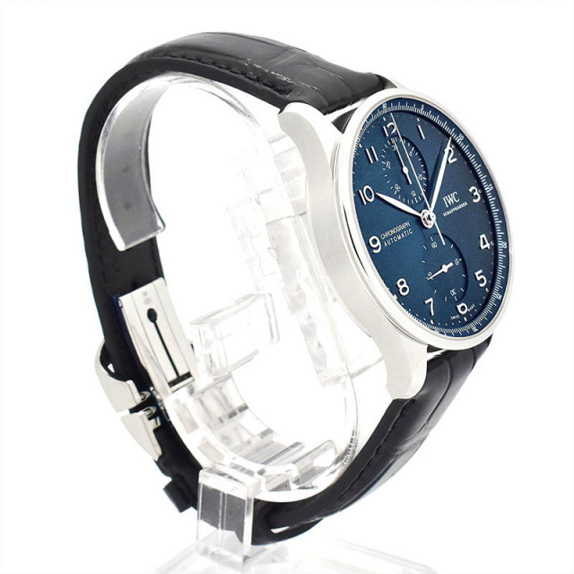 IWC ポルトギーゼ クロノグラフ IW371606 自動巻き ブルー 45.4mm メンズ 新品 Zetton