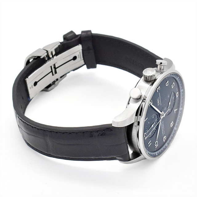 IWC ポルトギーゼ クロノグラフ IW371606 自動巻き ブルー 45.4mm メンズ 新品 Zetton