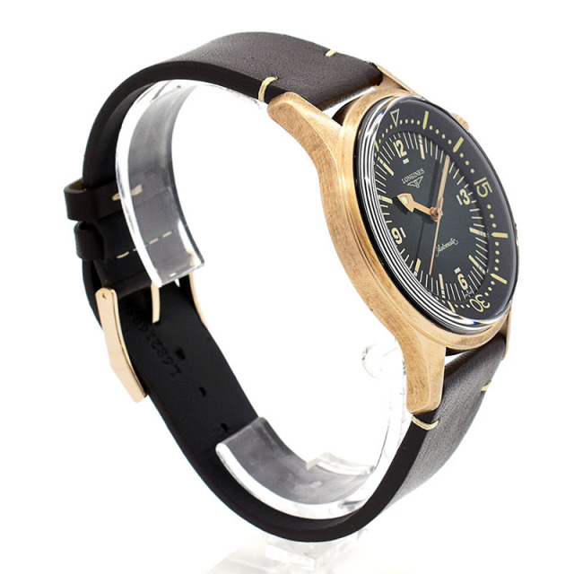 ロンジン LONGINES レジェンドダイバー L3.774.1.50.2 自動巻き グリーン 42mm メンズ 新品 Zetton