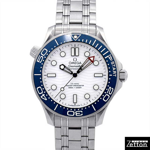オメガ OMEGA シーマスター ダイバー300M アメリカズカップ 210.30.42.20.04.002 自動巻き ホワイト 42mm メンズ 新品 Zetton