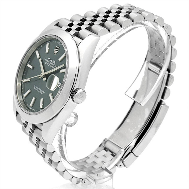 ロレックス ROLEX デイトジャスト 41 126300 自動巻き ミントグリーン 41mm メンズ 新品 Zetton