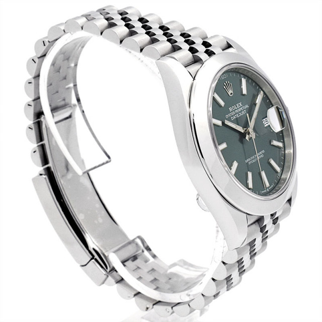 ロレックス ROLEX デイトジャスト 41 126300 自動巻き ミントグリーン 41mm メンズ 新品 Zetton