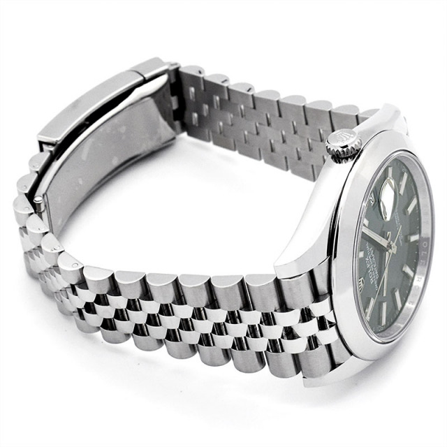 ロレックス ROLEX デイトジャスト 41 126300 自動巻き ミントグリーン 41mm メンズ 新品 Zetton