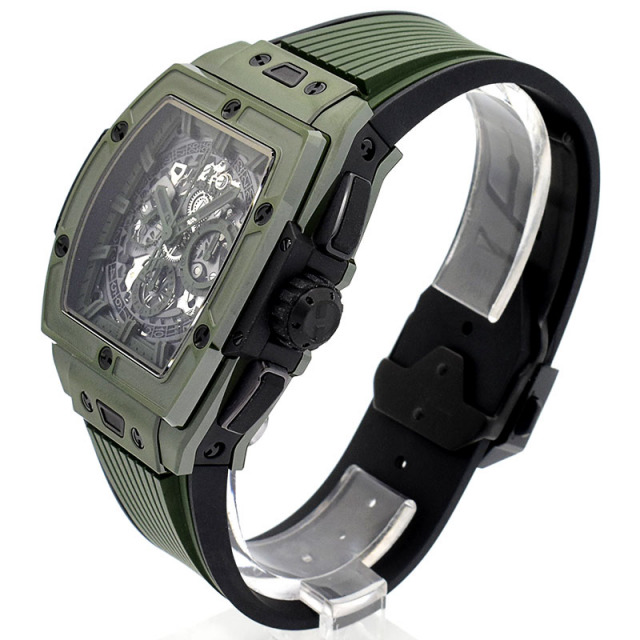 HUBLOT ウブロ スピリットオブビッグバンダークグリーンセラミック 642