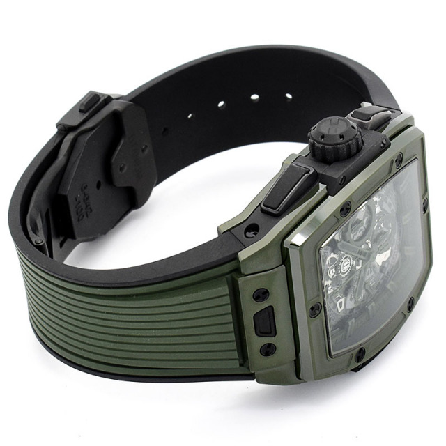 ウポ HUBLOT ウブロ スピリットオブビッグバンダークグリーンセラミック 642
