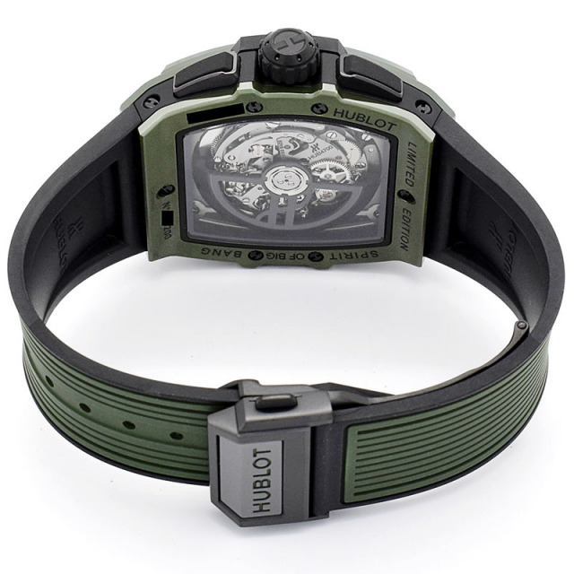 HUBLOT ウブロ スピリットオブビッグバンダークグリーンセラミック 642