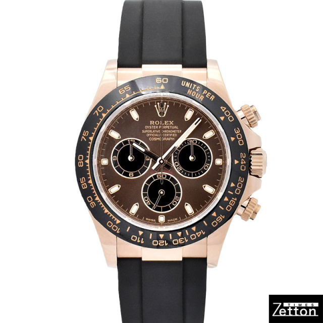 ロレックス ROLEX デイトナ 116515LN 自動巻き チョコレートブラック 18Kエバーローズゴールド 40mm メンズ USED 中古 Zetton