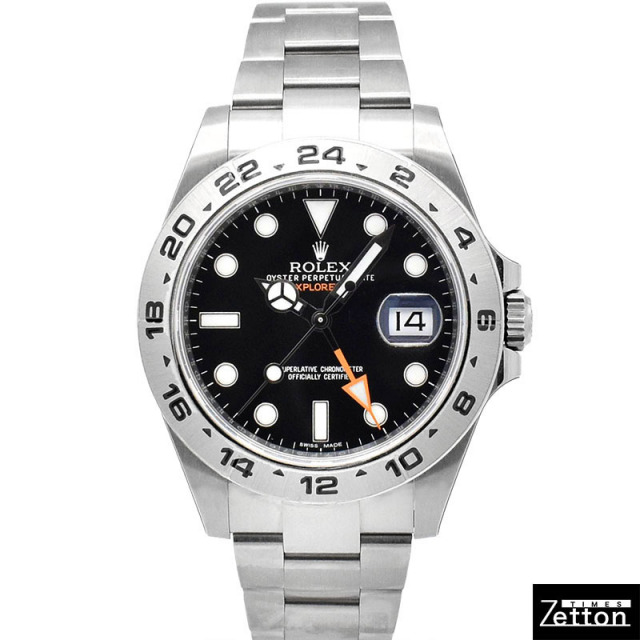 ロレックス ROLEX エクスプローラー 2 216570 ランダム番 自動巻き ブラック ステンレススチール 42mm メンズ 未使用品 Zetton