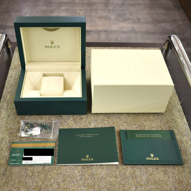 ロレックス ROLEX エクスプローラー 2 216570 ランダム番 自動巻き ブラック ステンレススチール 42mm メンズ 未使用品 Zetton