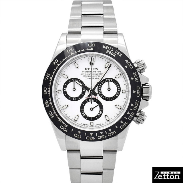 ロレックス ROLEX デイトナ 116500LN 自動巻き ホワイト ステンレススチール 40mm メンズ USED 中古 Zetton