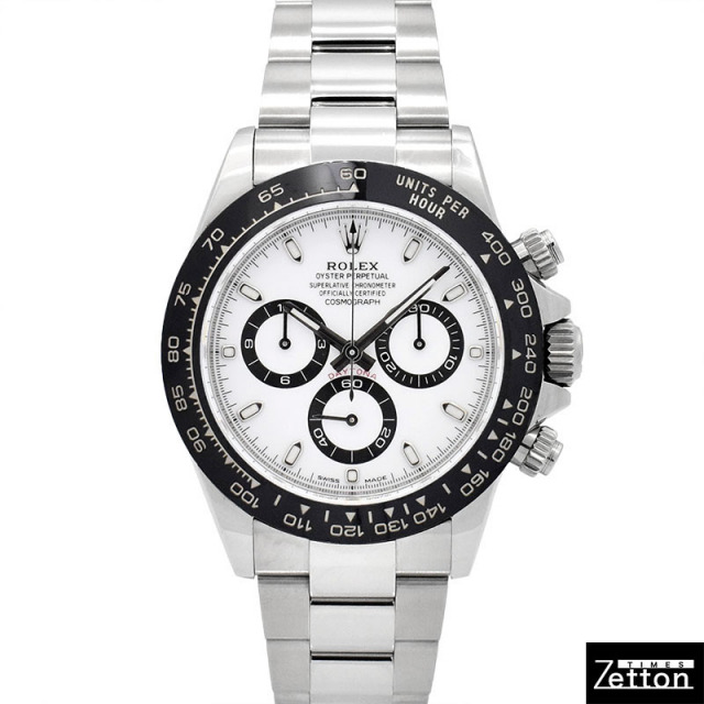 ロレックス ROLEX デイトナ 116500LN 自動巻き ホワイト ステンレススチール 40mm メンズ USED 中古 Zetton