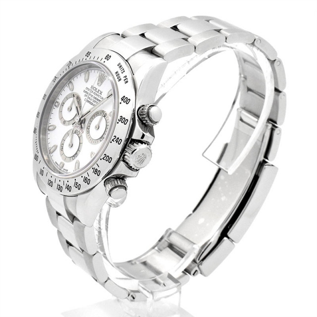 ロレックス ROLEX デイトナ 116520 ランダム番 自動巻き ホワイト ステンレススチール 40mm メンズ USED 中古 Zetton
