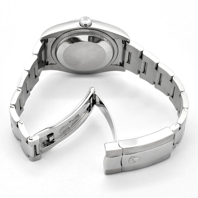 ロレックス ROLEX デイトジャスト 116200 自動巻き ブラックサンビーム ステンレススチール 36mm メンズ USED 中古 Zetton