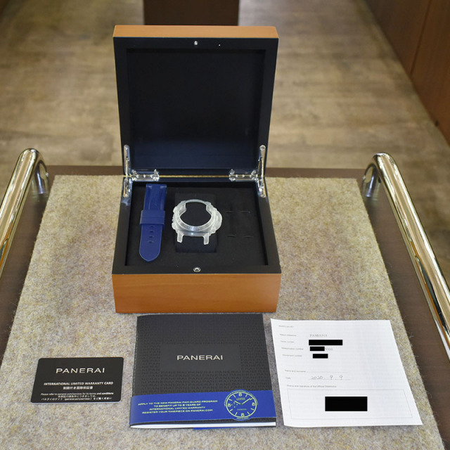 パネライ PANERAI ルミノール マリーナ PAM01313 W番 自動巻き ブルー ステンレススチール 44mm メンズ USED 中古 Zetton