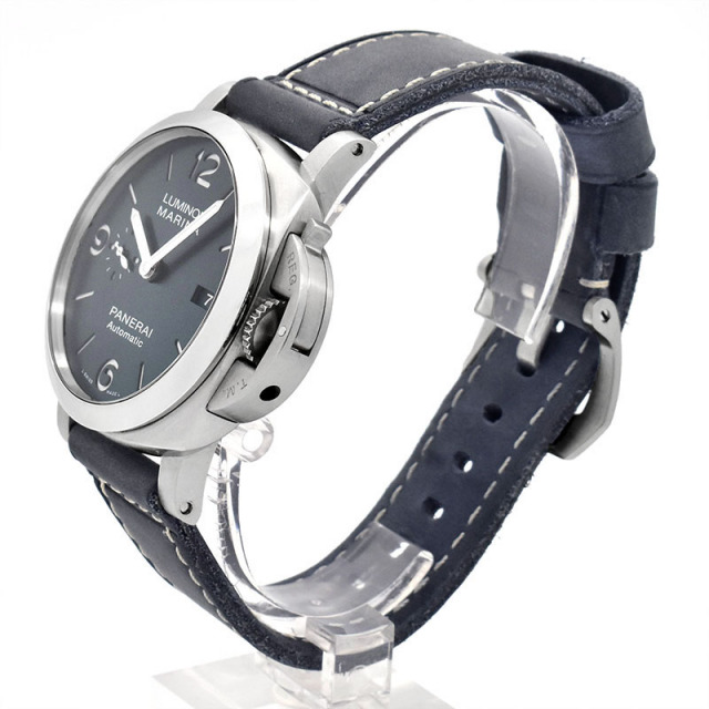 パネライ PANERAI ルミノール マリーナ PAM01313 W番 自動巻き ブルー ステンレススチール 44mm メンズ USED 中古 Zetton
